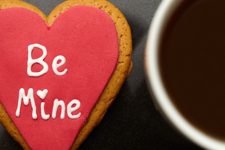 Happy Valentine's Day, be mine, gingerbread, heart