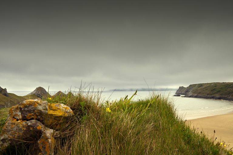 Three Cliffs Bay, visit swansea bay, gower peninsula