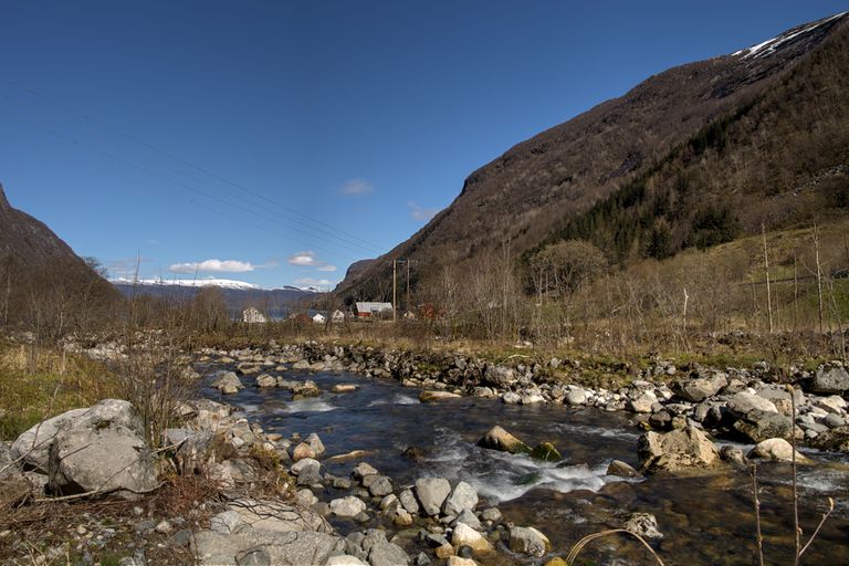 Gulen, Instefjord, fjordselva, Fjord Norway Kayaking