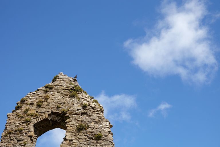 Oystermouth Castle, Mumbles, Gower Peninsula